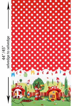 Designerbaumwollstoff Gnomville Rapport (57 cm)